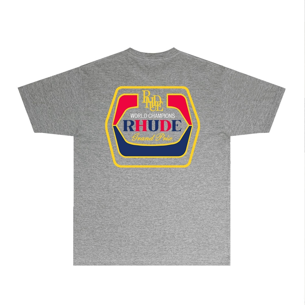 Rhude T-shirts Printed Trendy Pure Cotton