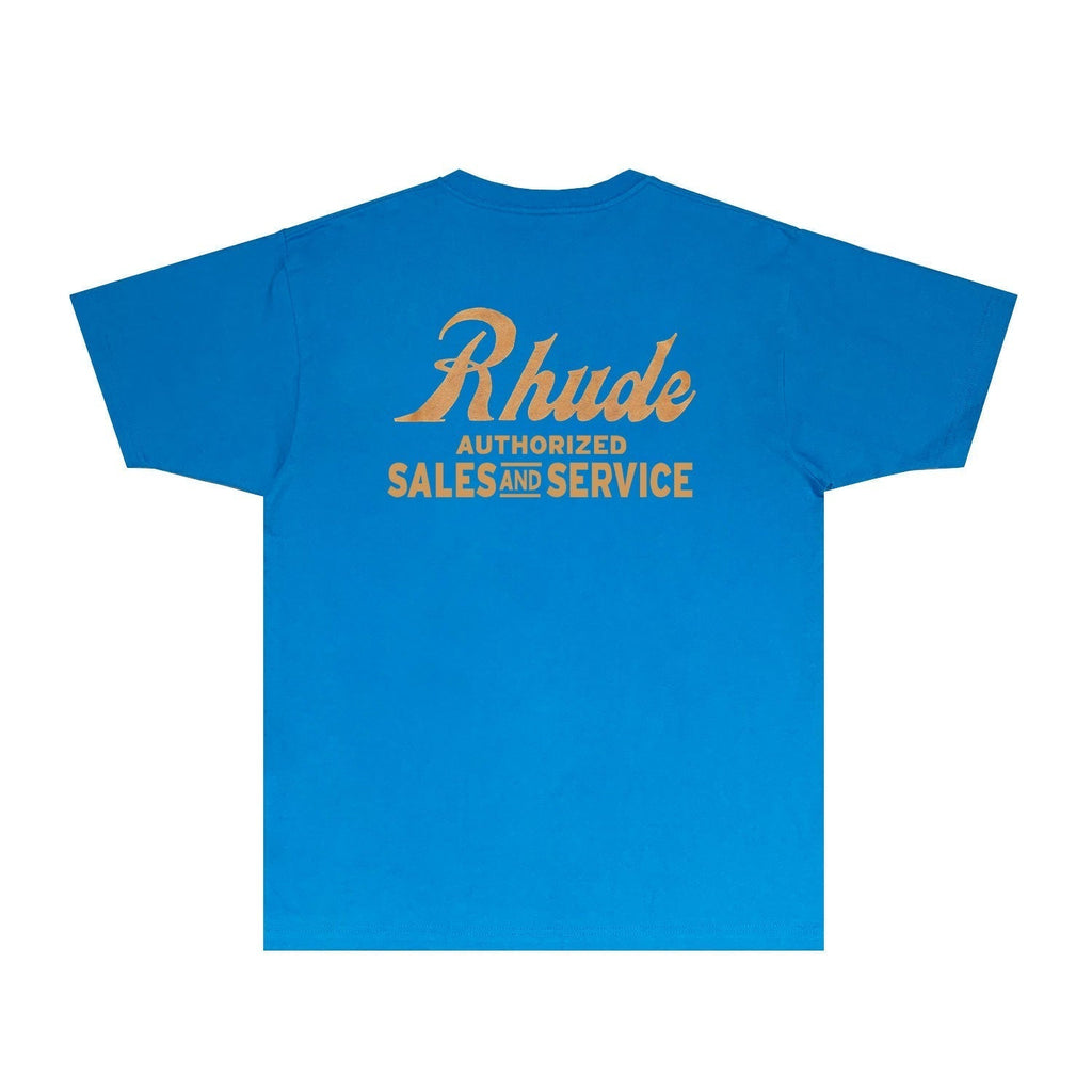 Rhude T-shirts Printed Trendy Pure Cotton