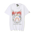 Bathing Ape T-Shirt Summer Leisure Pullover Loose Cartoon Printed Short-Sleeved T-shirt for Women