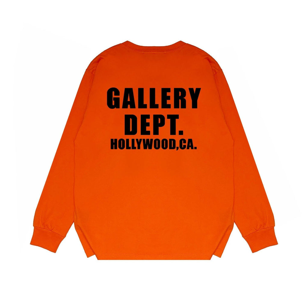Gallery Dept Long Sleeved Shirt Fashion Brand Long Sleeve Long-Sleeved T-shirt Blouse