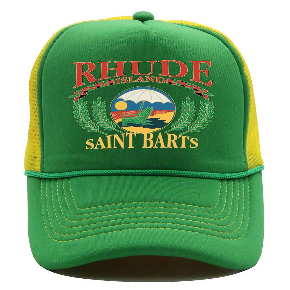 Rhude Hat Couple Sun Hat Fashion Casual Baseball Cap