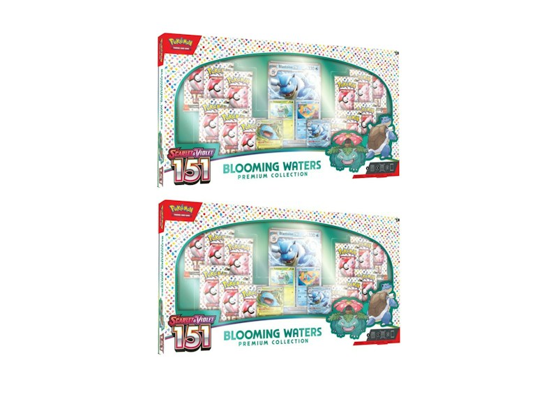 Pok¨¦mon Scarlet & Violet 151 Blooming Waters Premium Collection Box 2x Lot