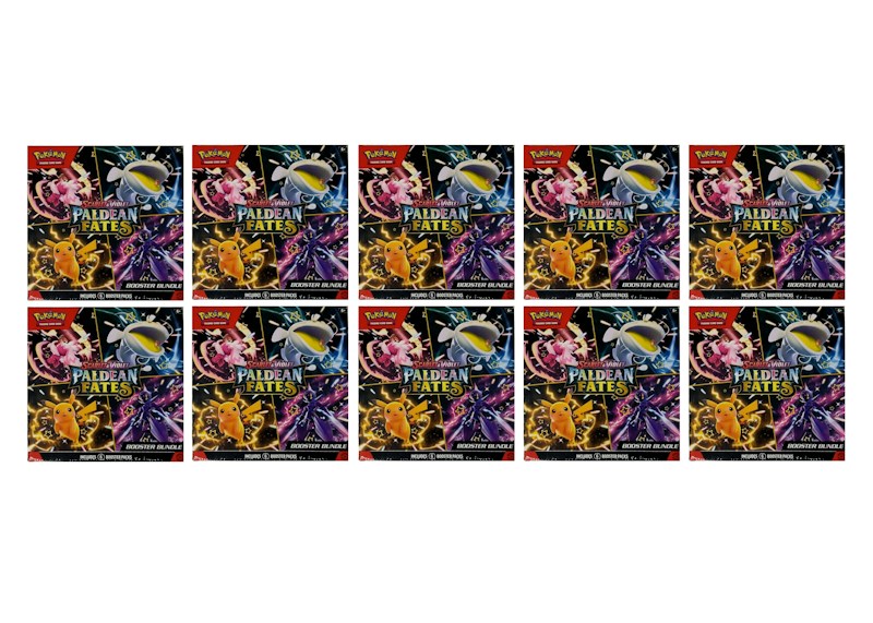 Pok¨¦mon Scarlet & Violet Paldean Fates Booster Bundle 10x Lot