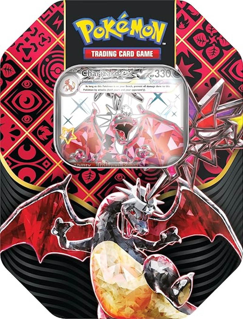 Pok¨¦mon Scarlet & Violet Paldean Fates Shiny Charizard Tin