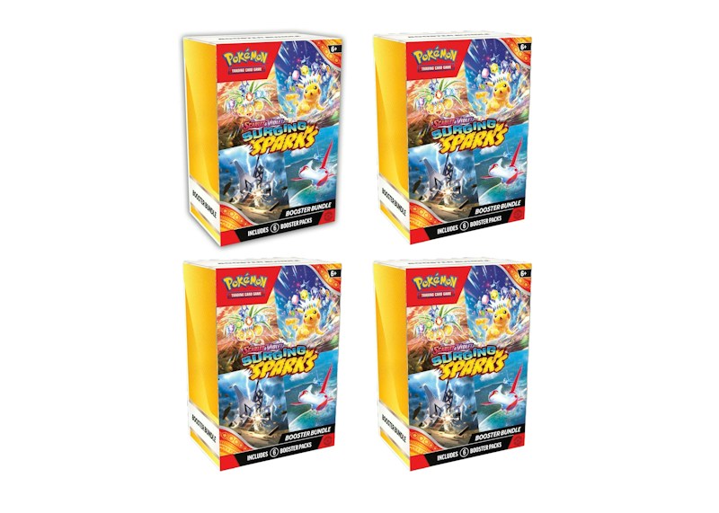 Pok¨¦mon Scarlet & Violet Surging Sparks Booster Bundle Box 4x Lot