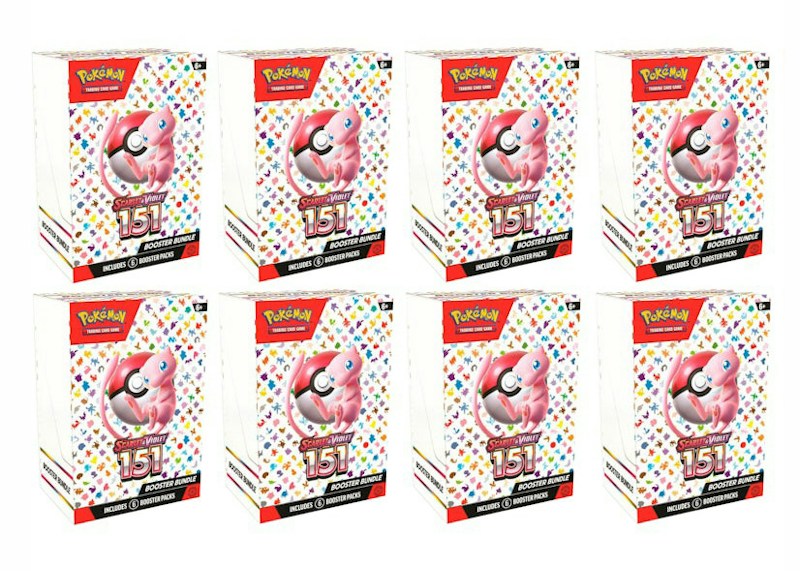 Pok¨¦mon TCG Scarlet & Violet 151 6pk Booster Bundle 8x Lot