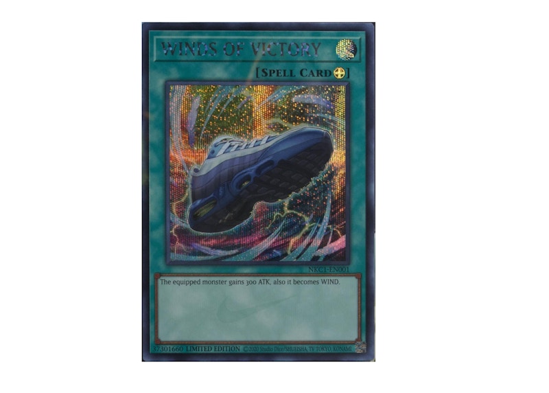 Yu-Gi-Oh x Nike Winds of Victory Air Max Muscle 95 Spell Card Ungraded