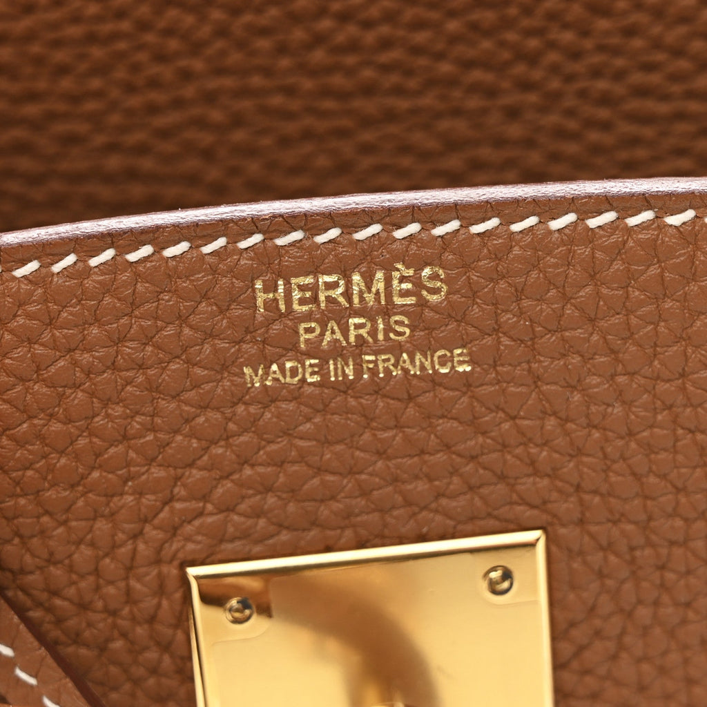 Togo Birkin 30 Gold