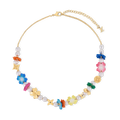 Louis Vuitton Surfin' Flower 18K Gold Necklace