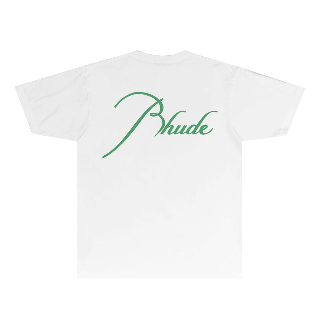 Rhude T-shirts Printed Trendy Pure Cotton