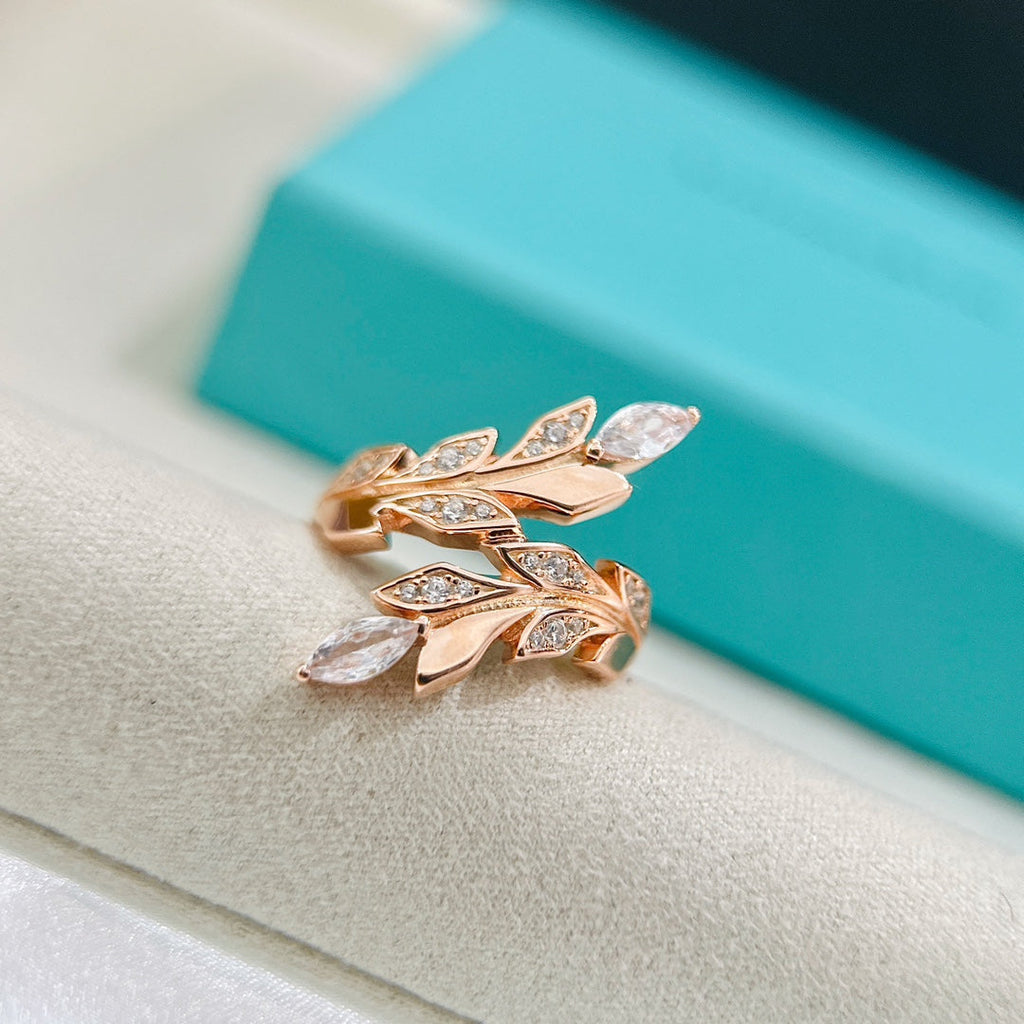 Tiffany Victoria Vine Bypass 18K Gold Ring