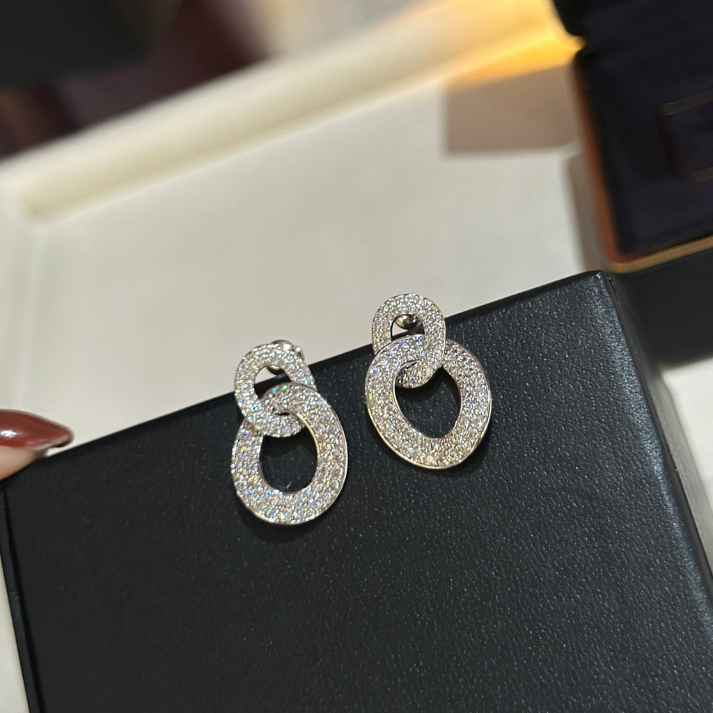 Olympia Diamonds 18K Gold Earrings