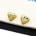 Louis Vuitton Heart 18K Gold Earrings