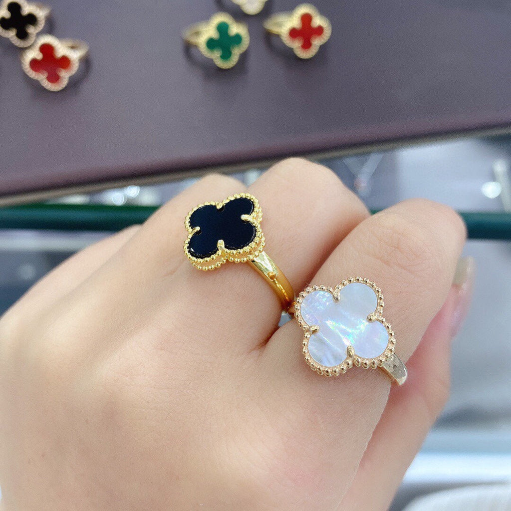 Magic Alhambra Clover 18K Gold Ring