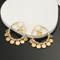 Vers Circle 18K Gold Earrings