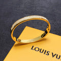 Louis Vuitton Crystals 18K Gold Bracelet