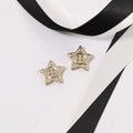 Chanel Star Gold 18K Gold Earrings