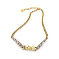 Dior J'adior Crystal Choker 18K Gold Necklace