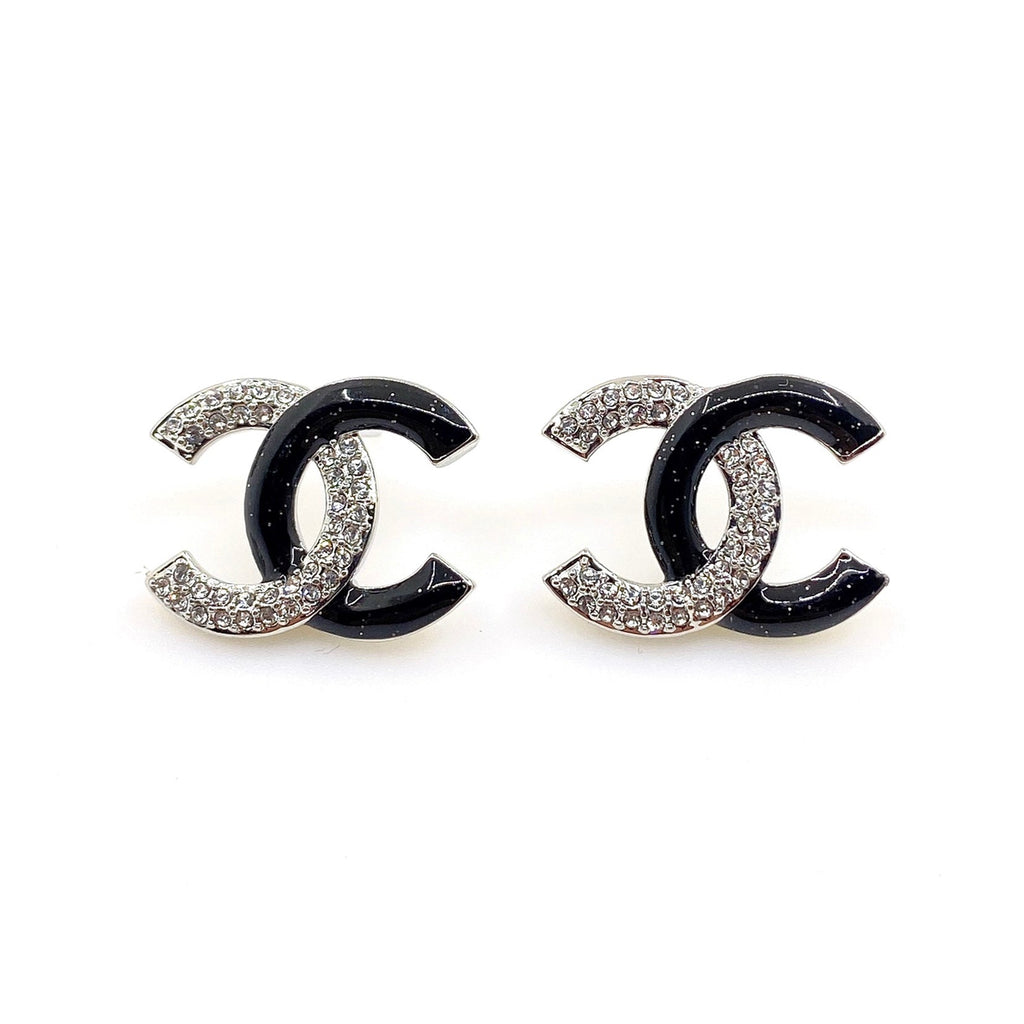 Chanel Black Diamonds 18K Gold Earrings