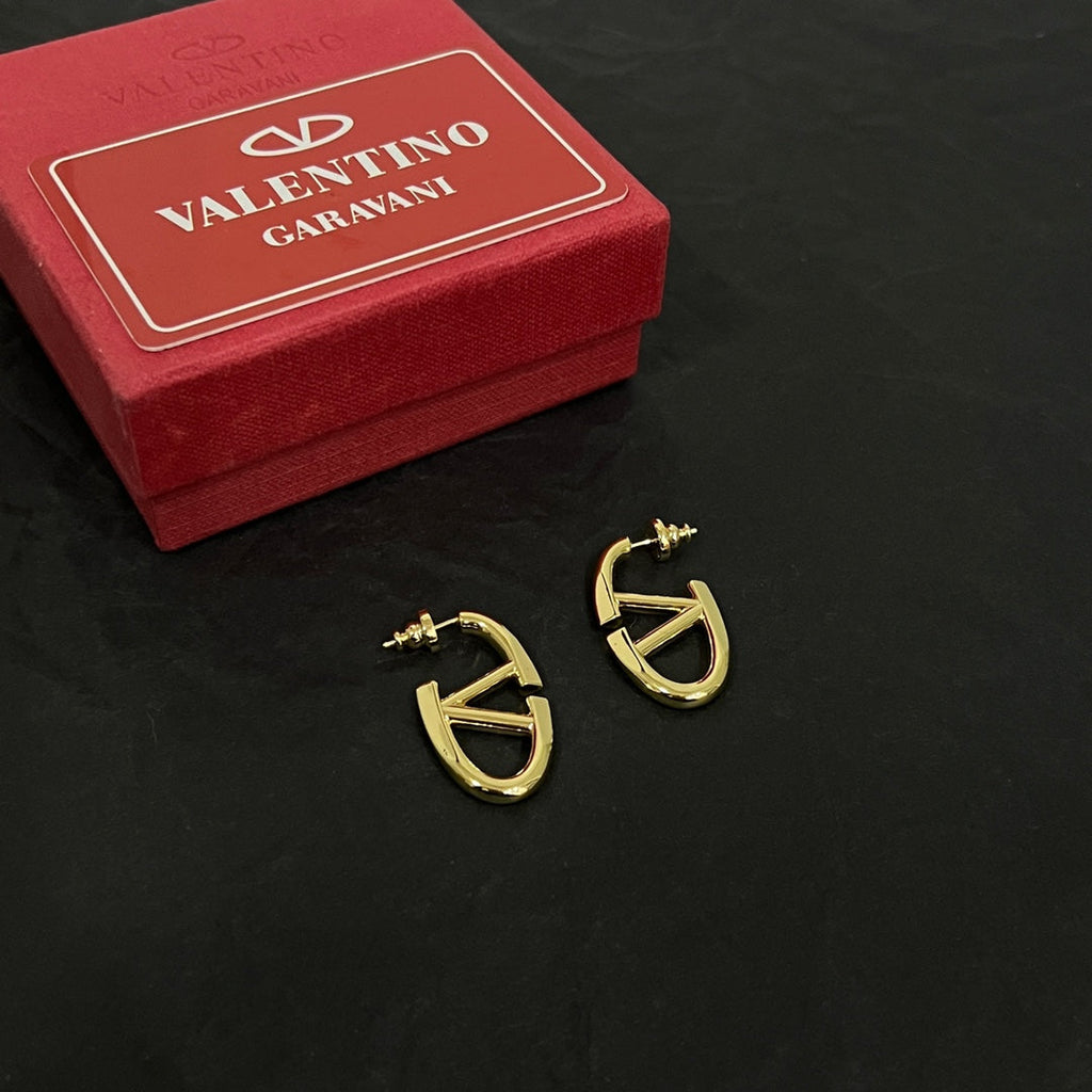 Valentino Gold 18K Gold Earrings