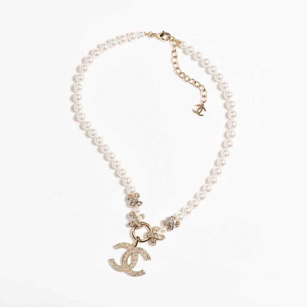 Chanel Pearls Chain 18K Gold Necklace