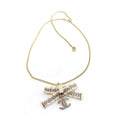 Chanel Bow Tie 18K Gold Necklace