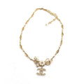 Chanel Flower Pendant 18K Gold Necklace