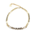 Chanel Chain Choker 18K Gold Necklace