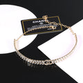 Chanel Diamonds Choker 18K Gold Necklace