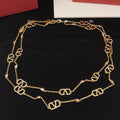 Valentino Long Diamonds 18K Gold Necklace