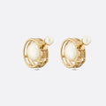 Dior D-Backstage 18K Gold Earrings