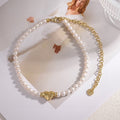 Celine Pearls 18K Gold Necklace