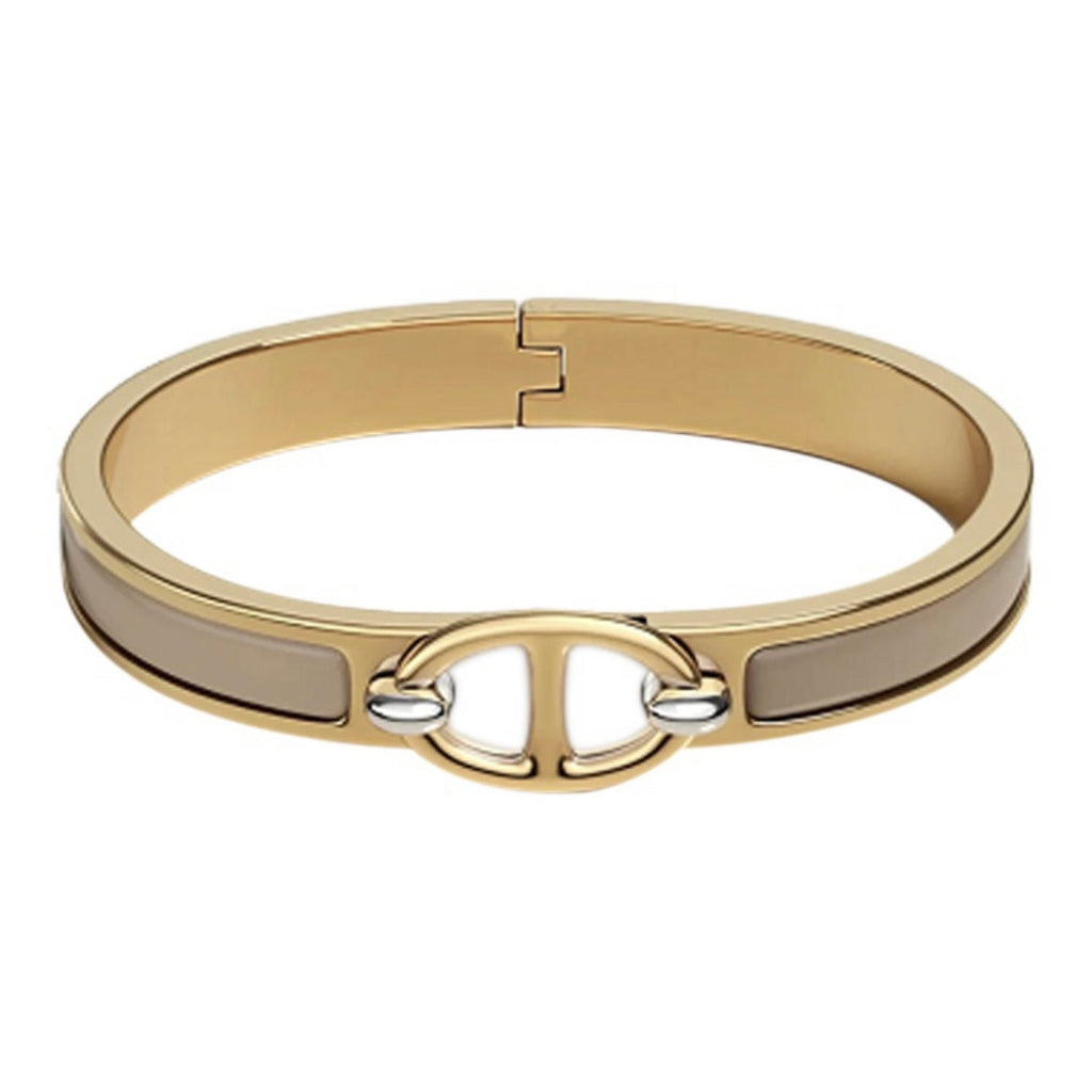 Hermes Mini Clic Chaine D'ancre 18K Gold Bracelet
