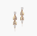 Tiffany Victoria Vine Convertible Drop 18K Gold Earrings