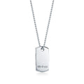 Tiffany 1837 Makers I.D. Tag Pendant 18K Gold Necklace