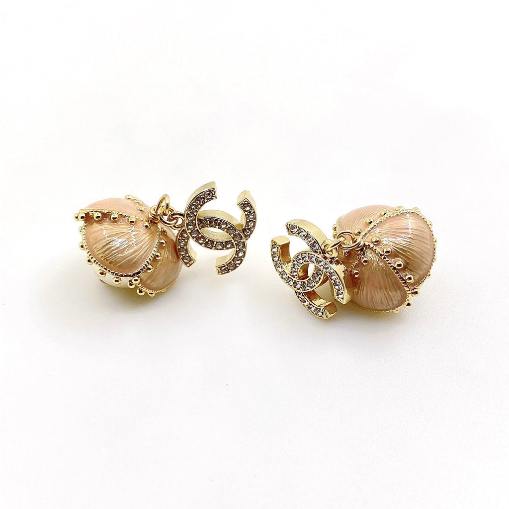 Chanel Flowers 18K Gold Earrings