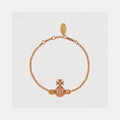 Vivienne West Mayfair Bas Relief Pendant 18K Gold Bracelet