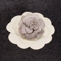 Chanel Full Diamond Camellia 18K Gold Brooch