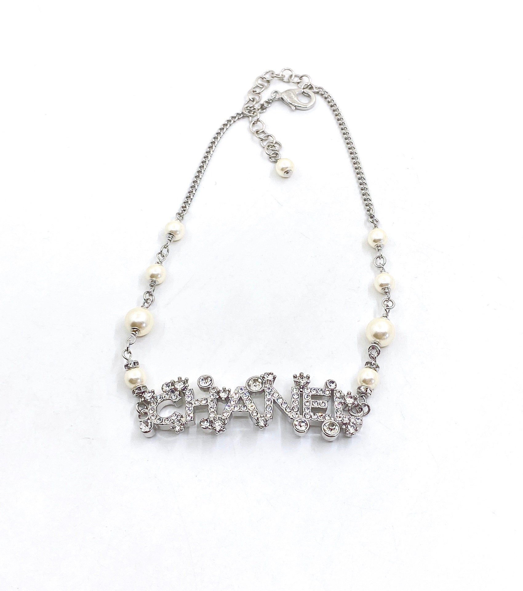 Chanel Crystals 18K Gold Necklace