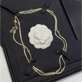 Chanel 24B Flowers Long 18K Gold Necklace