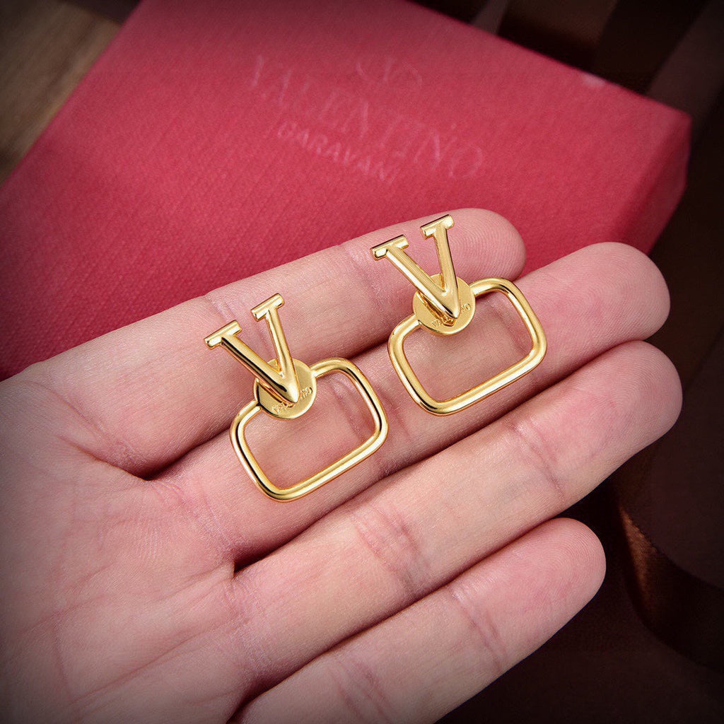 Valentino 18K Gold Earrings