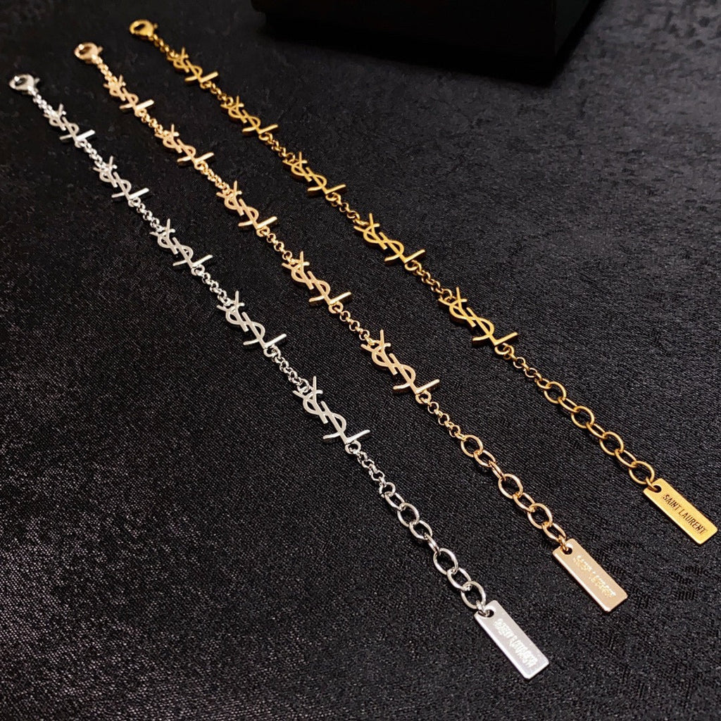 YSL Mini Cassan 18K Gold Bracelet
