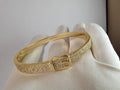 Hermes Kelly Diamond Vintage 18K Gold Bracelet