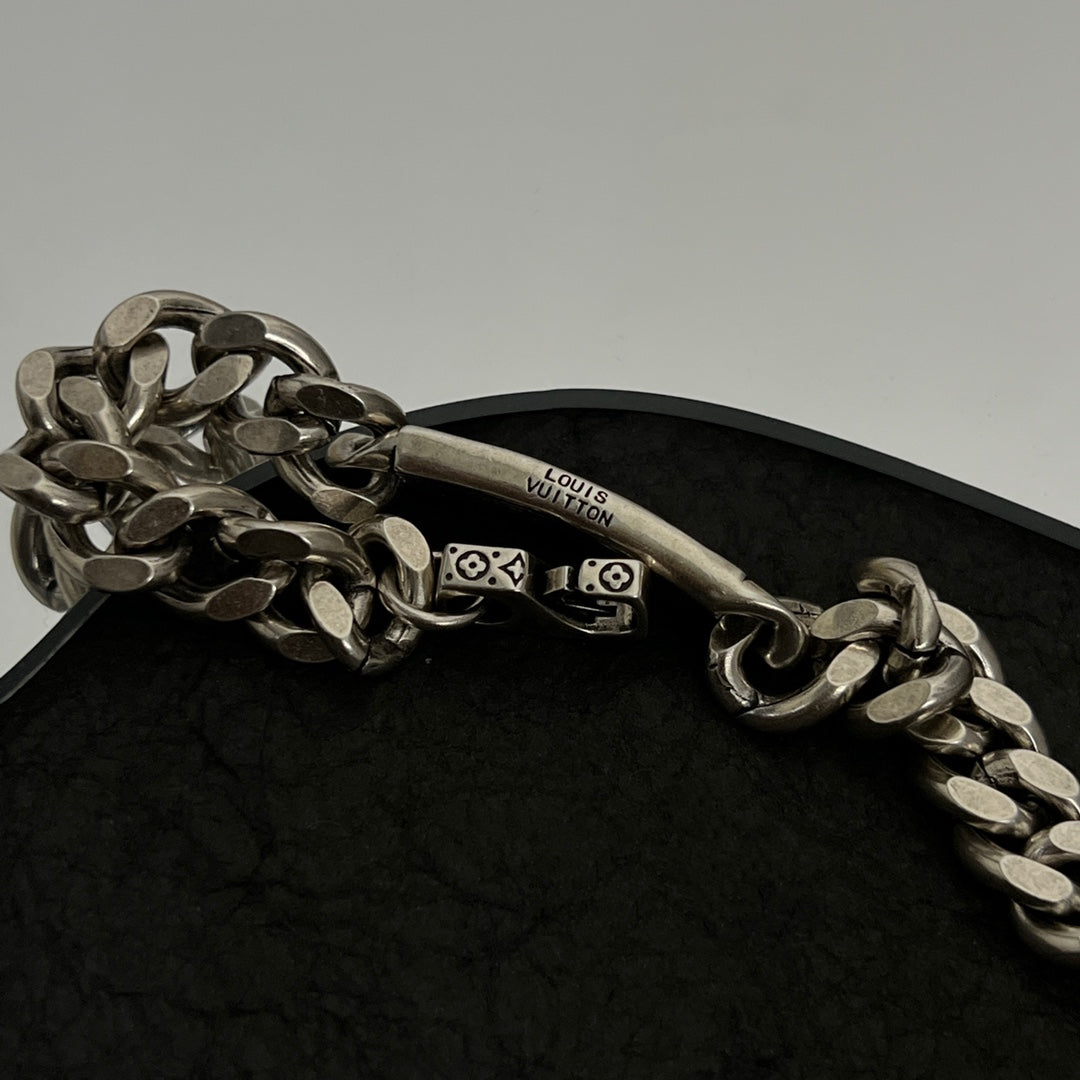 Louis Vuitton Vintage Chains 18K Gold Bracelet