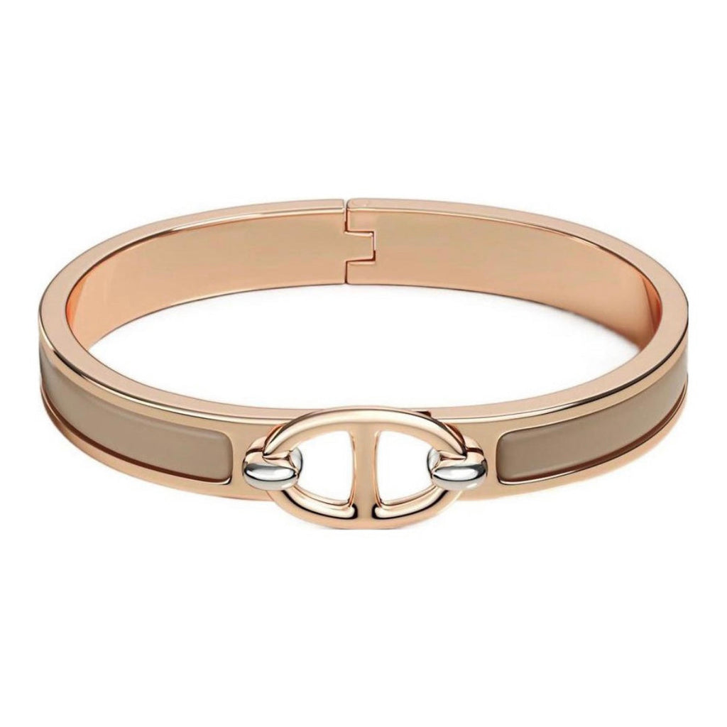 Hermes Mini Clic Chaine D'ancre 18K Gold Bracelet