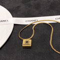 Chanel Pendant 18K Gold Necklace