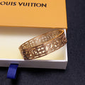 Louis Vuitton Hollow 18K Gold Bracelet