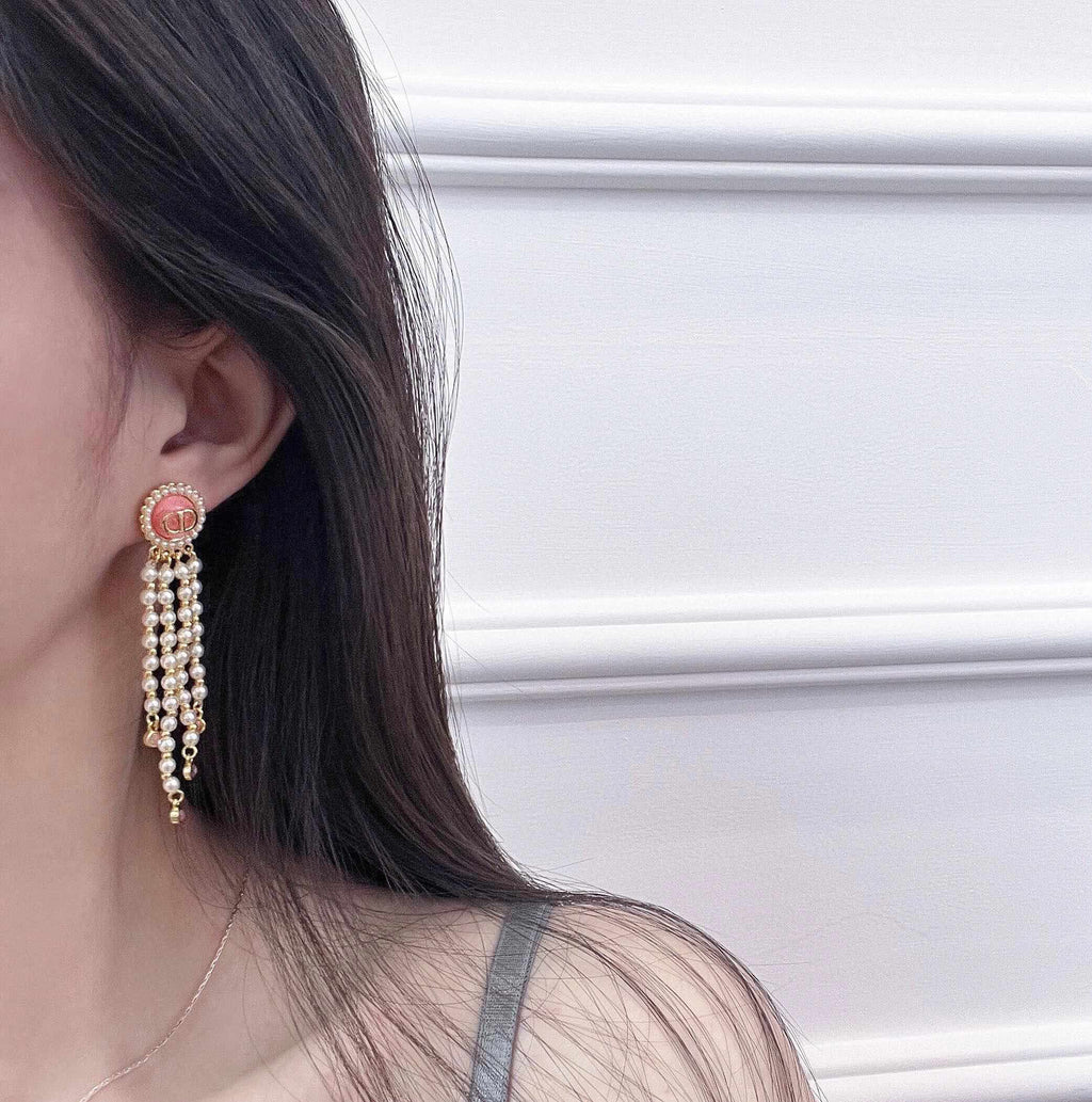Dior Petit Tassel 18K Gold Earrings