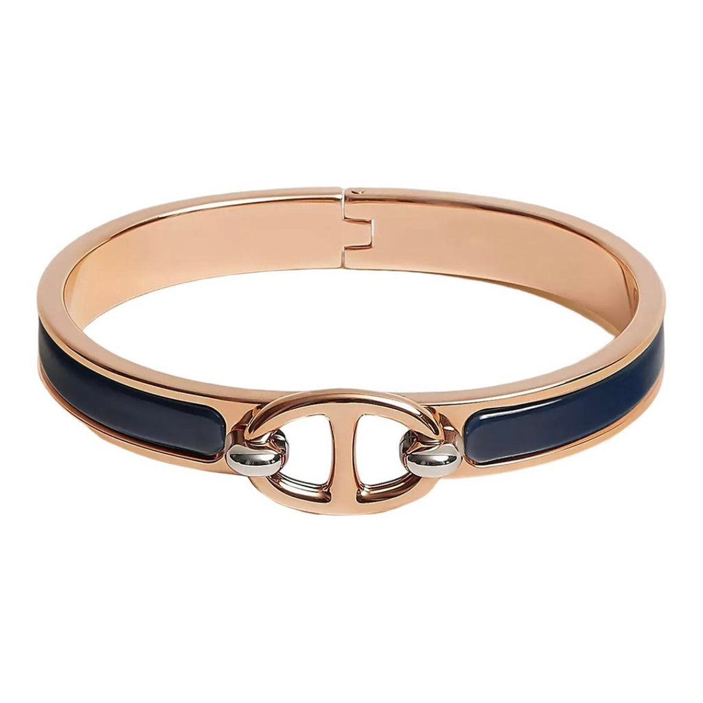 Hermes Mini Clic Chaine D'ancre 18K Gold Bracelet