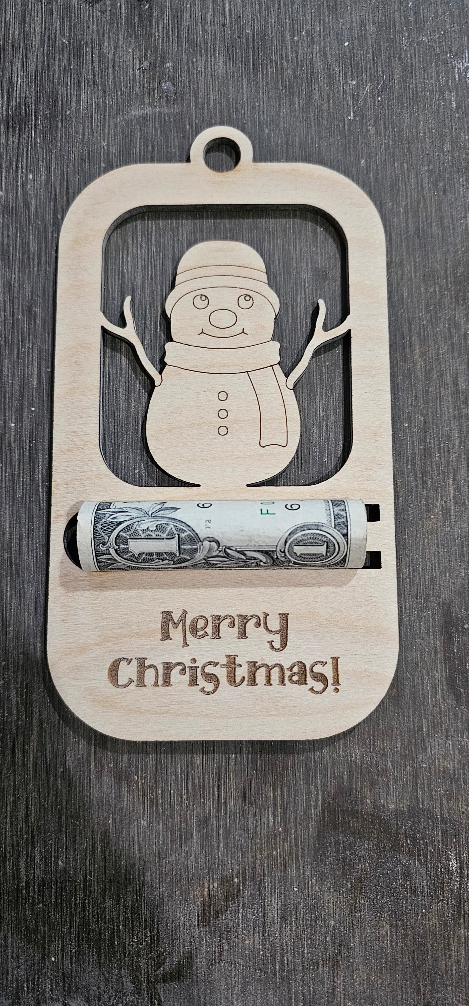 Christmas Cash Ornament- Christmas Tree